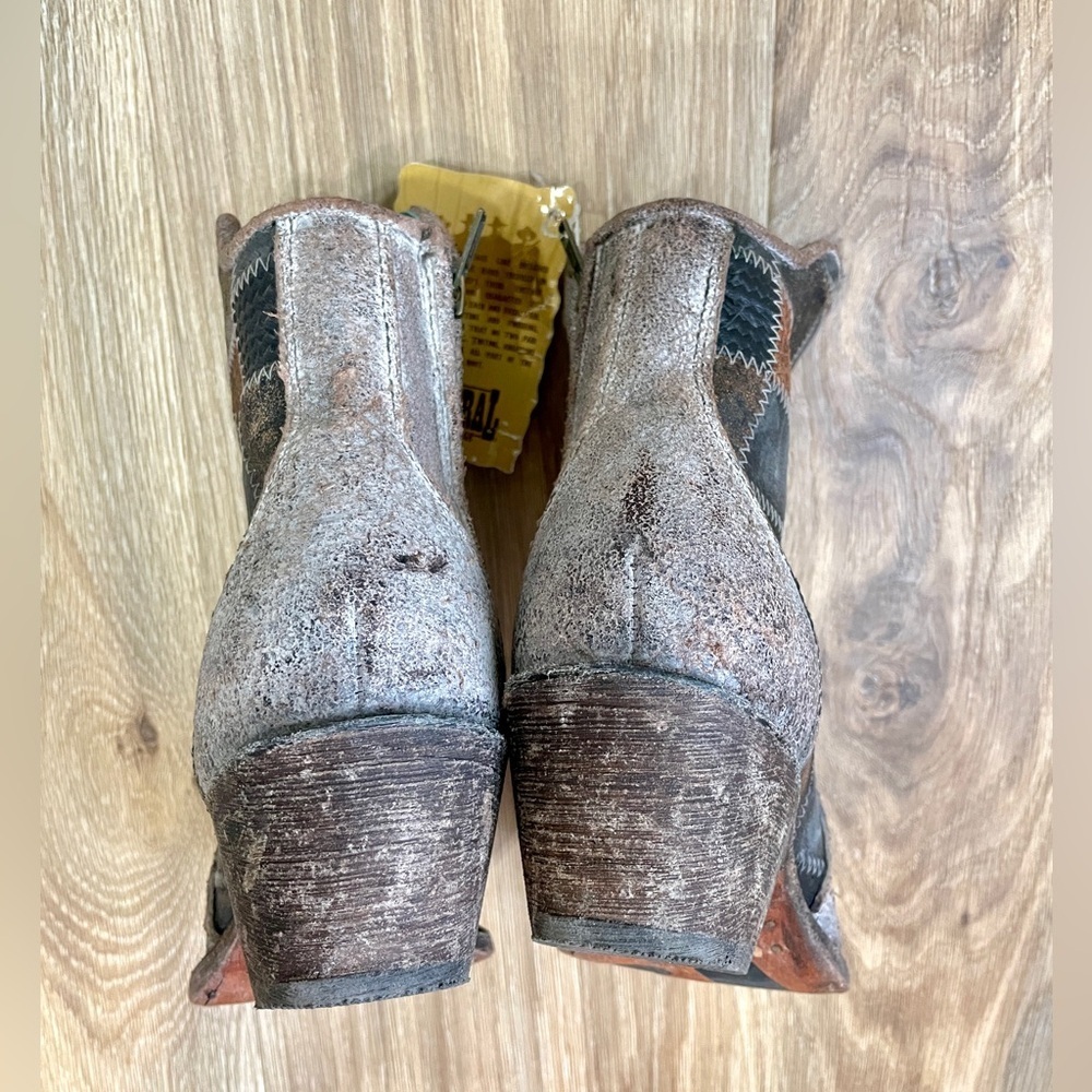 Corral Patchwork Leather Ankle Boot Style #C3167 … - image 6